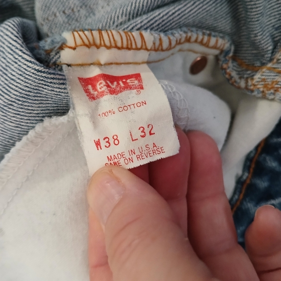 Vintage Orange Tab Levi's 550 Men's Jeans. Made In U.S.A. - Picture 6 of 11